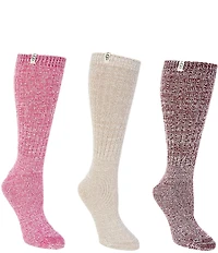 UGG Rib Knit Slouchy Crew Socks, 3 Pack