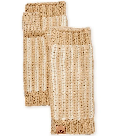UGG Women's Chunky Knit Plaited Fingerless Gloves