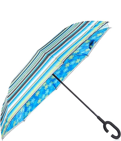 Shedrain Unbelievabrella™ Dual Cover Fashion Print Reverse Umbrella
