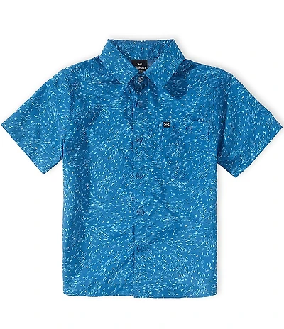Under Armour Big Boys Short Sleeve Print Drift Tide Shirt