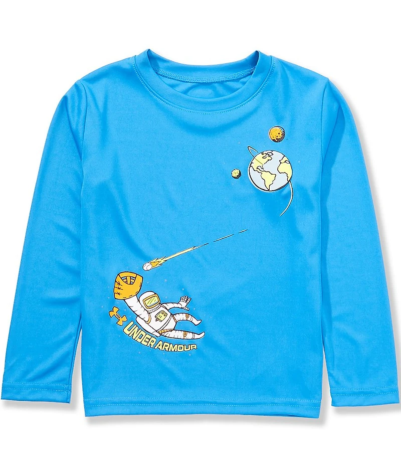 Under Armour Little Boys Long Sleeve Astronaut Tech T-Shirt
