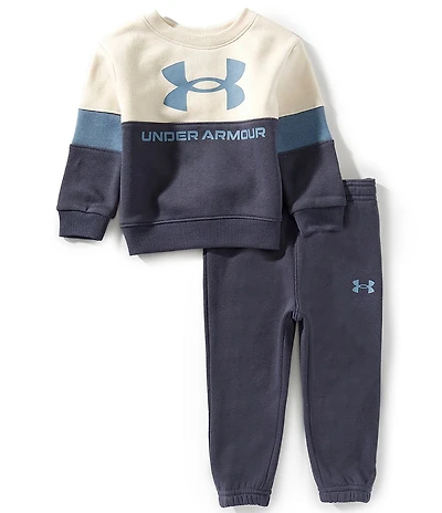 Under Armour Baby Boys Color-Block Sweatshirt & Jogger Set
