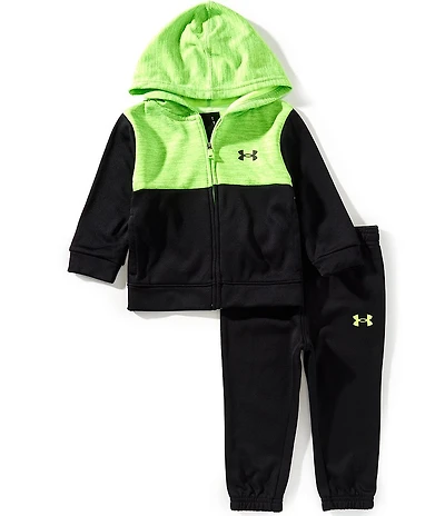 Under Armour Baby Boys Colorblock Full-Zip Hoodie & Joggers Set