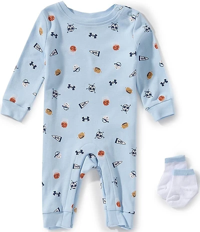 Under Armour Baby Boys Long Sleeve Logo Graphic Coverall