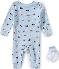 Under Armour Baby Boys Long Sleeve Logo Graphic Coverall