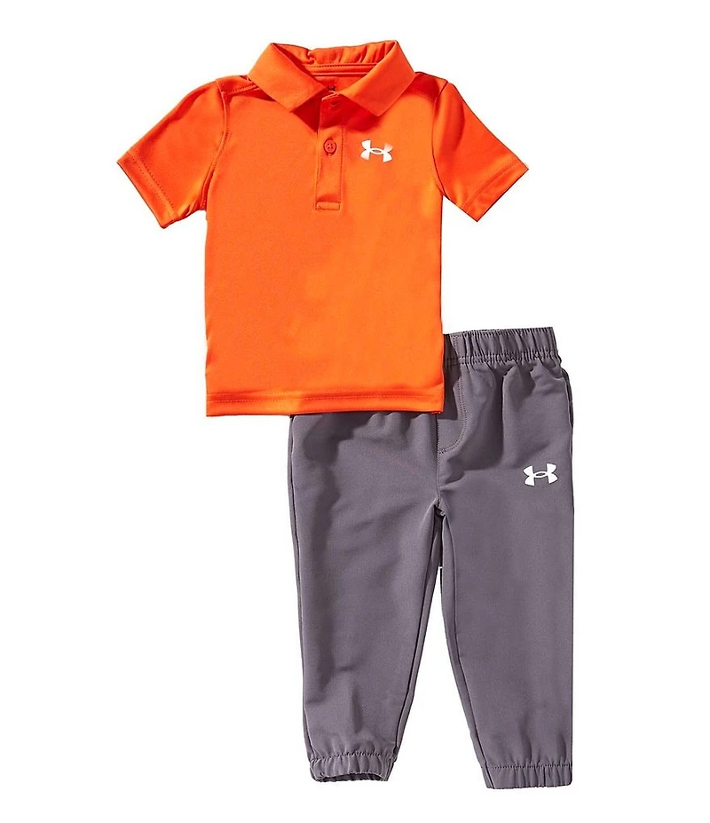 Under Armour Baby Boys Short Sleeve Polo Shirt & Matching Jogger Pants Set