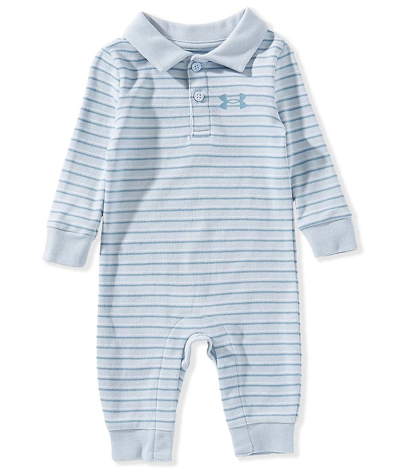 Under Armour Baby Boys Stripe Polo Coverall