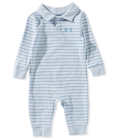 Under Armour Baby Boys Stripe Polo Coverall