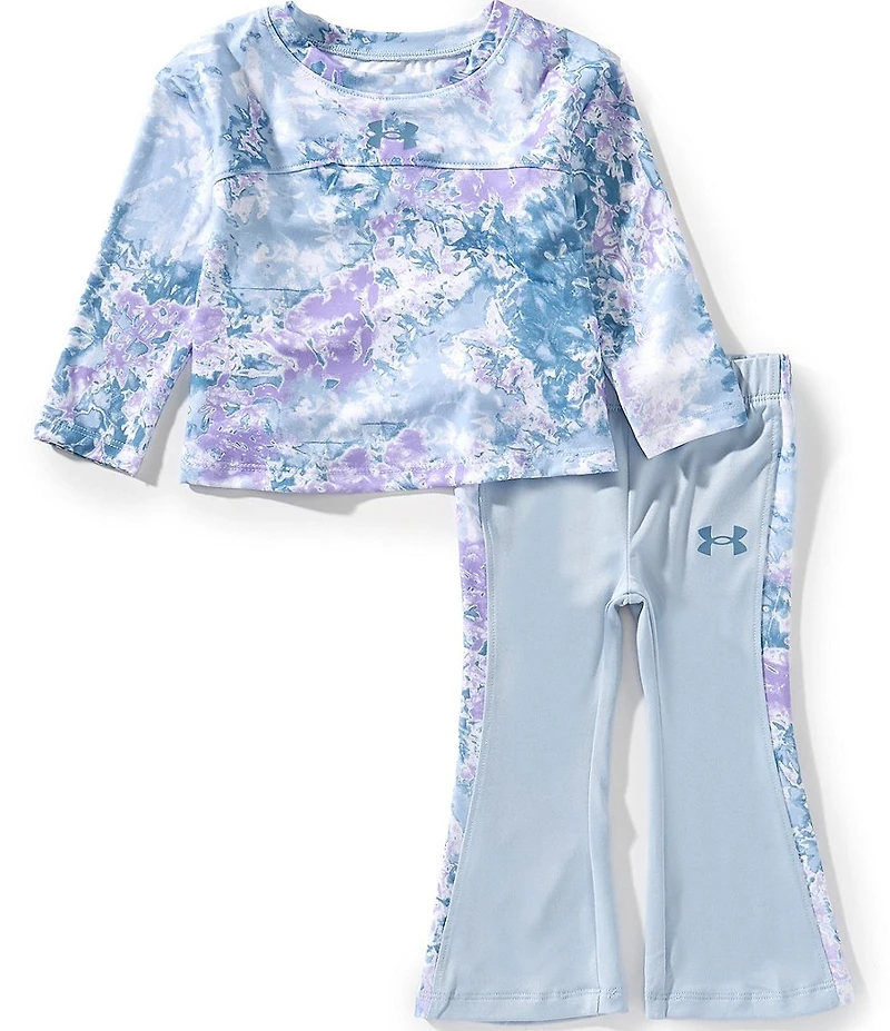 Under Armour Baby Girls Long Sleeve Printed T-Shirt & Tunic Flare Jogger Pants