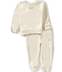 Under Armour Baby Girls Long Sleeve Rival Pullover & Jogger Pants Set