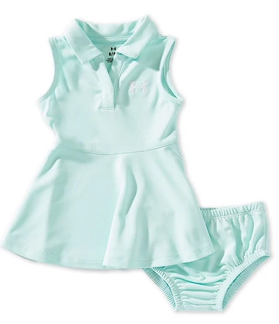 Under Armour Baby Girls Polo Collared Sleeveless Flare Polo Dress