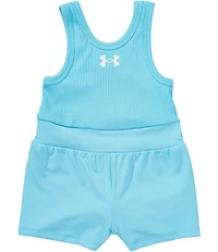 Under Armour Baby Girls Sleeveless Runsie Romper