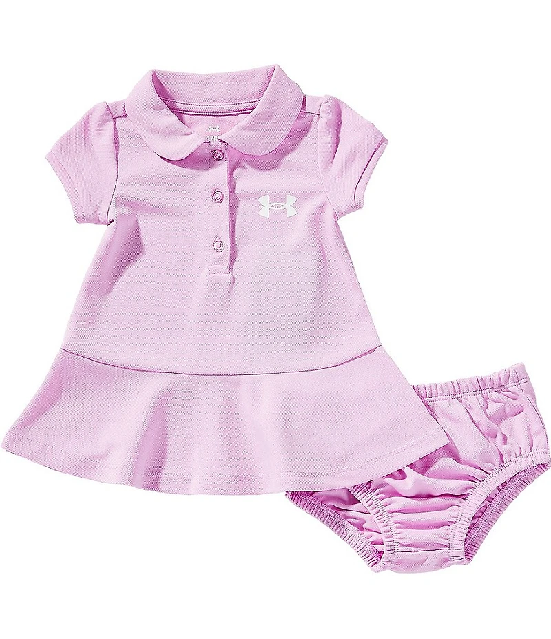 Under Armour Baby Girls Solid Drop Waist Polo Dress