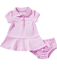 Under Armour Baby Girls Solid Drop Waist Polo Dress