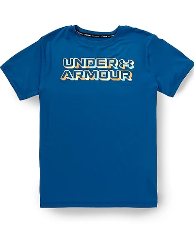 Under Armour Big Boys Short Sleeve Dimension Surf T-Shirt