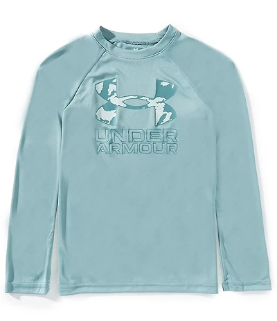 Under Armour Big Boys Long Sleeve Tech Hybrid Fill Graphic T-Shirt