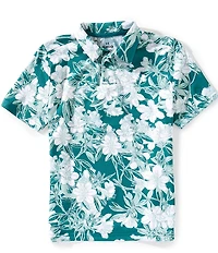 Under Armour Big Boys All-Over Floral Print Golf Polo