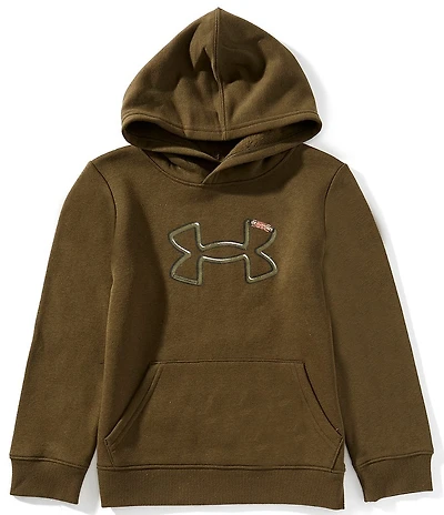 Under Armour Big Boys Long Sleeve Carabiner Logo Hoodie