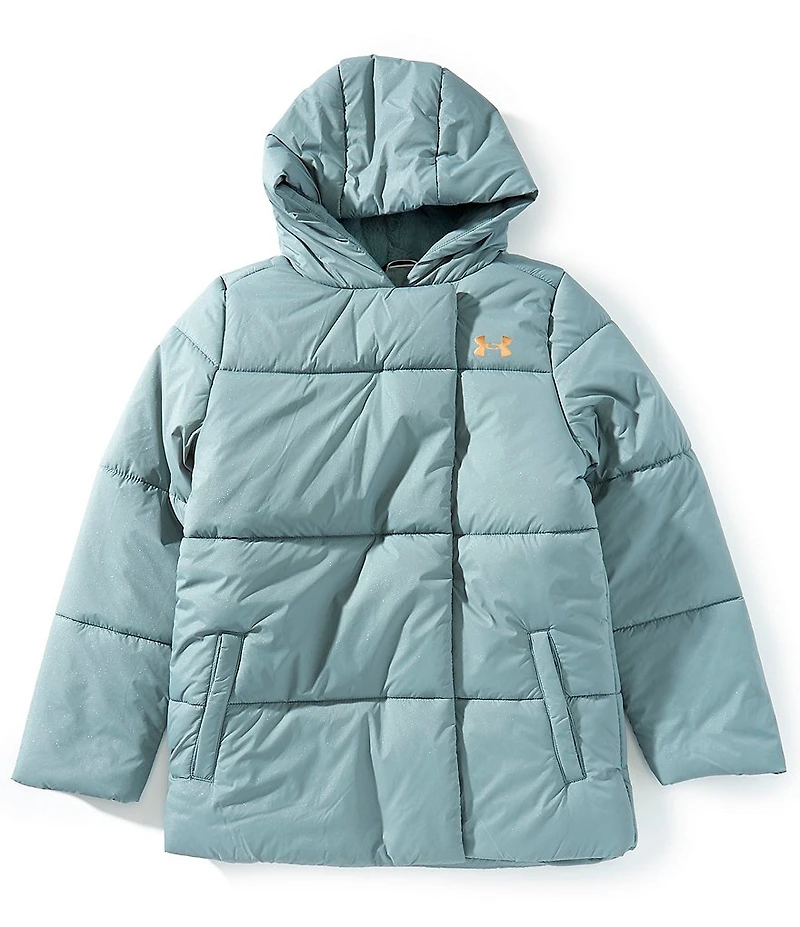 Under Armour Big Kids Long Sleeve Edie Puffer Hooded Ski Jacket