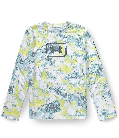 Under Armour Big Boys Long Sleeve Fish Printed UPF T-Shirt