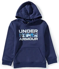 Under Armour Big Boys Long Sleeve Frogskin Logo Hoodie