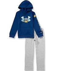 Under Armour Big Boys Long Sleeve Great Catch Fleece Hoodie & Jogger Pants Set