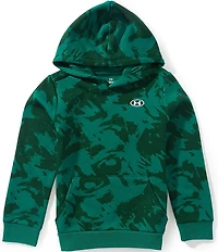 Under Armour Big Boys Long Sleeve Rival Fleece Graphic Print Hoodie