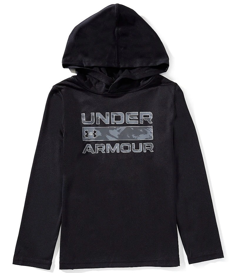 Under Armour Big Boys Long Sleeve Stacked Logo Hoodie