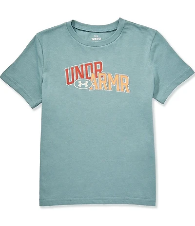 Under Armour Big Boys Overlay Wordmark Graphic T-Shirt