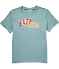 Under Armour Big Boys Overlay Wordmark Graphic T-Shirt