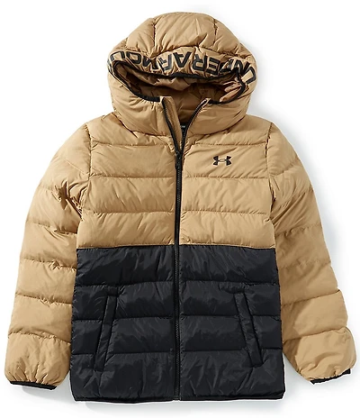 Under Armour Big Boys Pronto Colorblock Puffer Ski Jacket