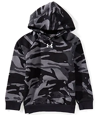 Under Armour Big Boys Rival Fleece Printed Hoodie