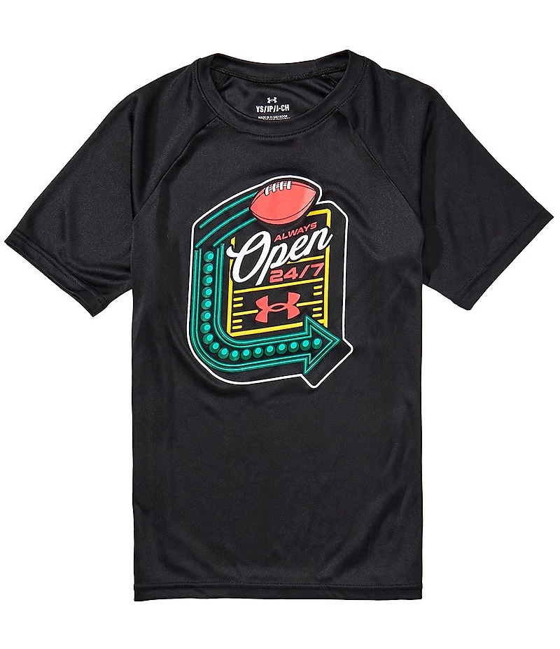 Under Armour Big Boys Short Sleeve Always Open Football Tee