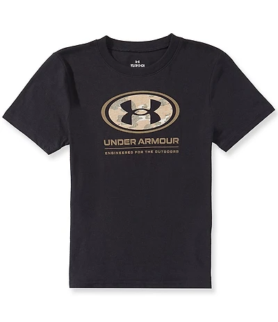 Under Armour Big Boys Short Sleeve Branded Scene Tee
