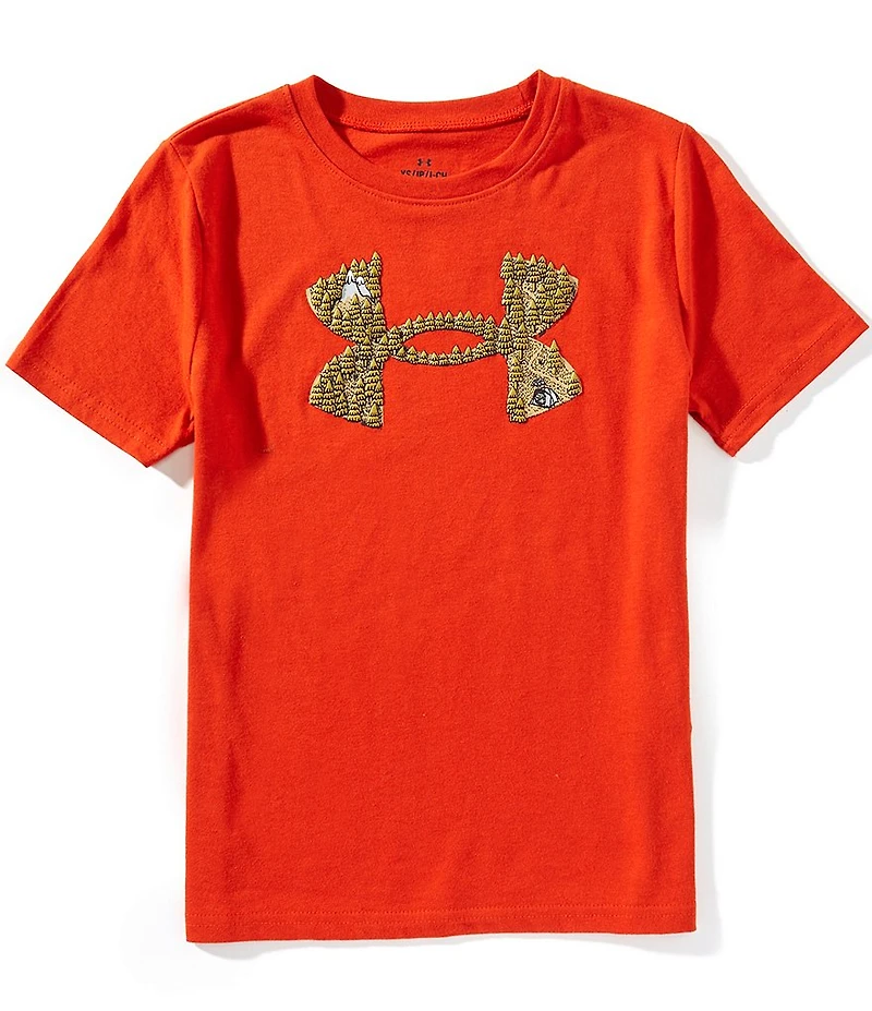 Under Armour Big Boys Short Sleeve Camp Logo T-Shirt