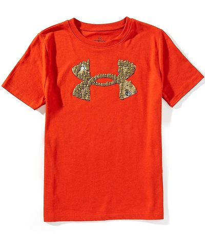 Under Armour Big Boys Short Sleeve Camp Logo T-Shirt