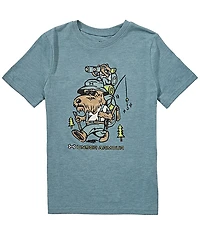Under Armour Big Boys Short Sleeve Dog Hiker T-Shirt