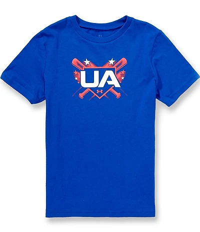 Under Armour Big Boys Short-Sleeve Home Base Baseball Graphic T-Shirt