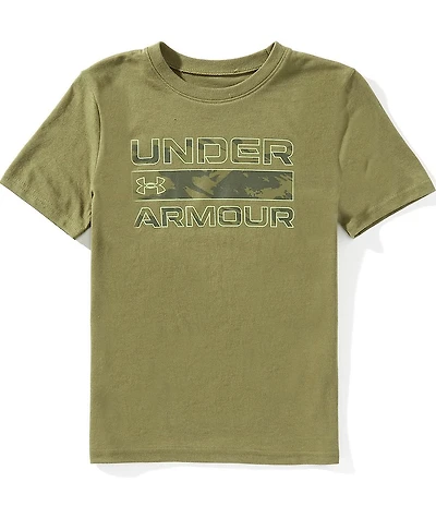 Under Armour Big Boys Short Sleeve Stacked Logo T-Shirt