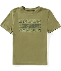 Under Armour Big Boys Short Sleeve Stacked Logo T-Shirt