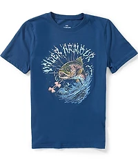 Under Armour Big Boys Short Sleeve Trout Jump Graphic T-Shirt