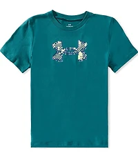 Under Armour Big Boys Short Sleeves Pixel Logo T-Shirt