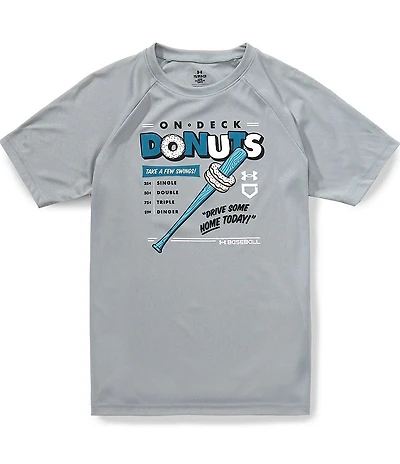 Under Armour Big Boys Tech Donut Baseball T-Shirt