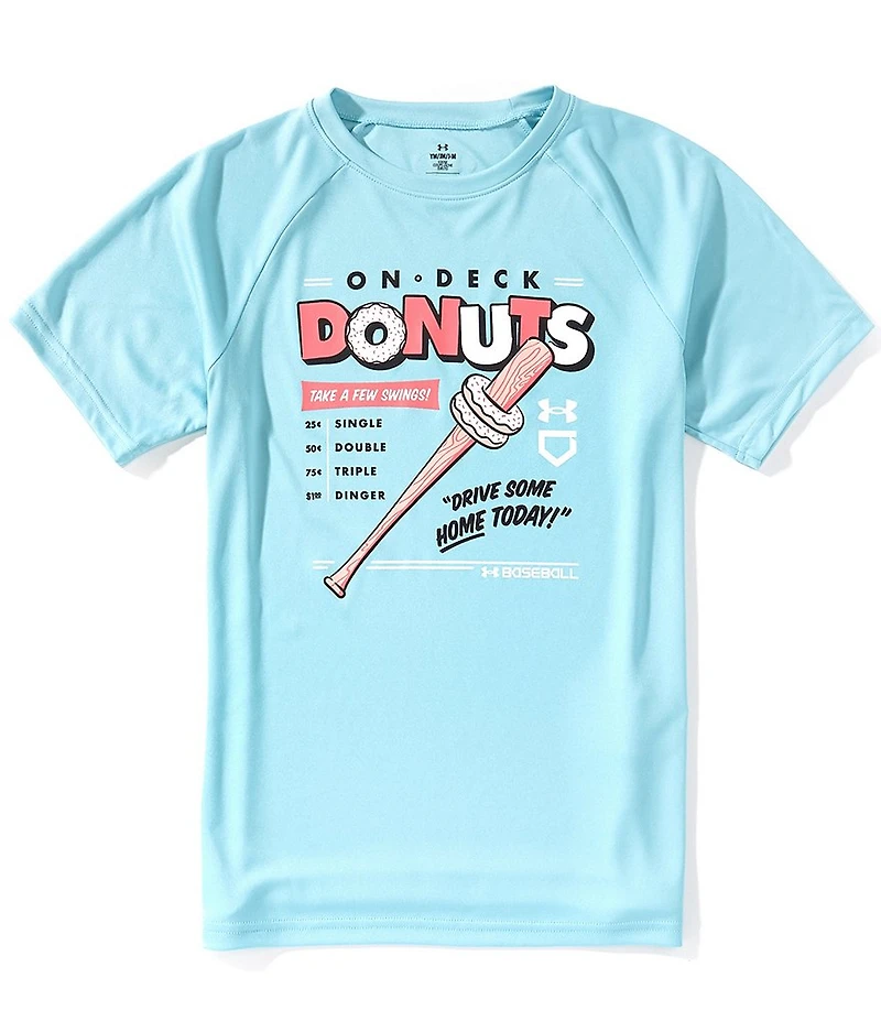 Under Armour Big Boys Tech Donut Baseball T-Shirt