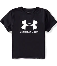 Under Armour Big Girls Short Sleeve UA Big Logo Printed T-Shirt