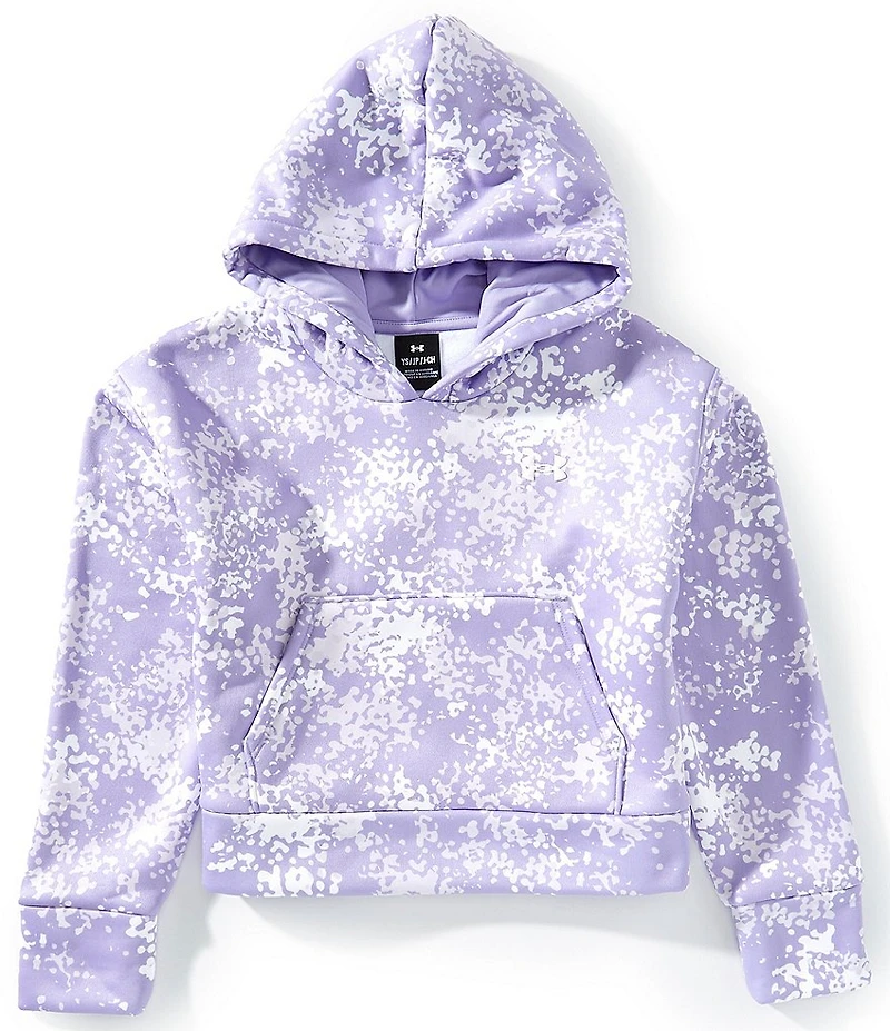 Under Armour Big Girls Long-Sleeve Printed Armour Fleece® Hooded Jacket