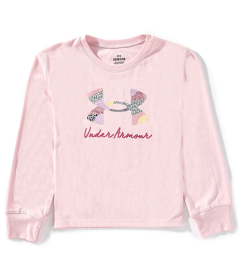 Under Armour Big Girls Mountain Range Long Sleeve T-Shirt