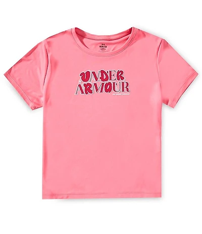 Under Armour Big Girls Tech Wordmark Short Sleeve T-Shirt
