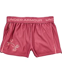 Under Armour Big Girls Tech Play Up Logo Shorts