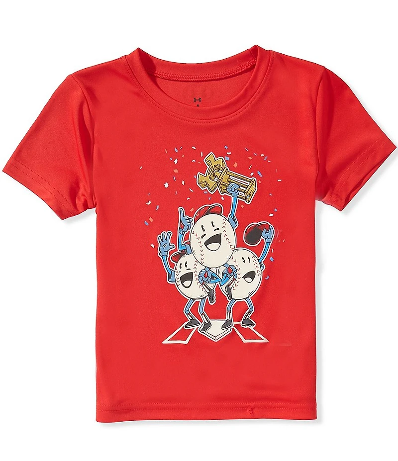 Under Armour Little Boy Short Sleeve Tech MVP Tee